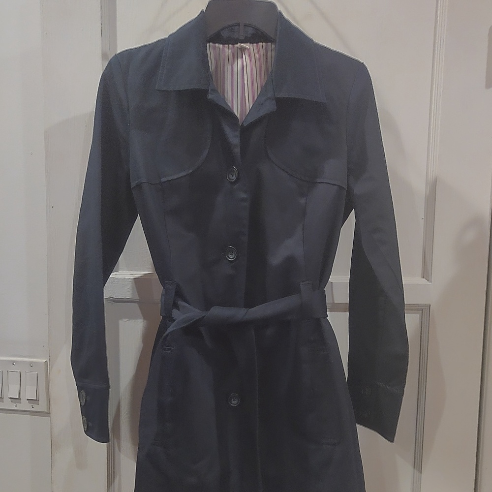 NWT Old Navy Black Trench Coat